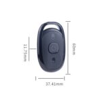 Control remoto de llave de coche de batería de puerta de garaje de barrera eléctrica de estilo de copia inalámbrica de 3 botones de 315MHZ - Imagen 2