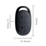 433MHZ 4 botones Estilo de símbolo Inalámbrico Estilo de copia Barrera eléctrica Puerta de garaje Batería Llave de coche Control remoto - Imagen 3
