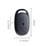 433MHZ, 4 botones, estilo de letra, estilo de copia inalámbrica, barrera eléctrica, puerta de garaje, batería, mando a distancia para llave de coche - Imagen 3