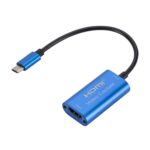 CJK025 USB-C / Tipo-C Macho a HDMI Tarjeta de captura de audio femenina HDMI