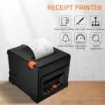 Impresora térmica de recibos de 80 mm con cortador automático inalámbrico USB Bluetooth ZJ-8360-L, ZJ-8360-L USB Bluetooth - Imagen 4