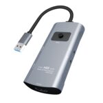 Z54 HDMI Salida + 2 x Entrada HDMI + MIC + Audio al conmutador de captura de video de audio USB 3.0 con bucle