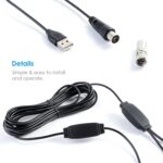 DVB-T CMMB DTMB Antena Amplificador Coche TV Antena digital - Imagen 4
