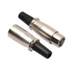 10 pares de enchufe XLR de 3 pines macho + hembra Jack conector de enchufe de micrófono - Imagen 3