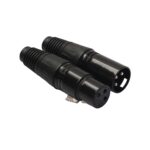 10 pares de enchufe XLR de 3 pines macho + hembra Jack conector de enchufe de micrófono - Imagen 3