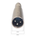 10 PCS LZ1164-1 6.35mm XRL Adaptador de audio hembra a macho - Imagen 4