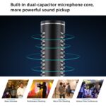 PULUZ Micrófono de escopeta de vídeo condensador de entrevista profesional con cable de audio de 3,5 mm para videocámara DSLR y DV - Imagen 3
