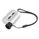 Microscopio de bolsillo 30X-60X con 2 luces LED / luz detectora de dinero - Imagen 3