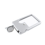 1 lupa de joyería con diseño de tarjeta de crédito iluminada por LED 6X / 3X (plata) - Imagen 4