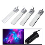 Lámpara de decoración de tablero LED de luz azul de iluminación de automóvil 4X - Imagen 2