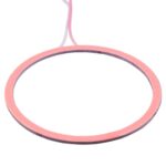 80mm 5W 180LM Angel Eyes Círculos Luces LED COB para faros de coche para vehículos, DC 12-24V, 80mm Pink Light - Imagen 3