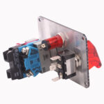 Panel de interruptor de encendido de arranque abatible de fibra de carbono y accesorios para carreras deportivas (DC 12V) - Imagen 3