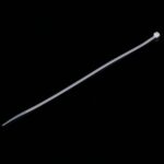 500 bridas de nailon autoblocantes para cables de 3 x 150 mm, 3mm x 150mm Black, 3mm x 150mm White - Imagen 4