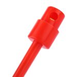 1 par de pinzas de sonda de prueba tipo gancho negro y rojo de 56 mm (tamaño grande) - Imagen 4