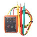 SM852B Medidor de detector de indicadores de prueba de rotación 3 de fase (naranja)