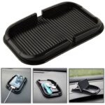 Almohadilla/soporte de gel de silicona adhesivo mágico antideslizante para salpicadero de coche para iPhone 5 y 5S/iPhone 4 y 4S, For iPhone, Galaxy, Sony, Lenovo, HTC, Huawei, and other Smartphones(Black) - Imagen 2