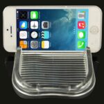 Almohadilla/soporte de gel de silicona adhesivo mágico antideslizante para salpicadero de coche para iPhone 5 y 5S/iPhone 4 y 4S, For iPhone, Galaxy, Sony, Lenovo, HTC, Huawei, and other Smartphones(Transparent) - Imagen 4