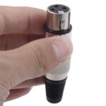 Adaptador de conector de micrófono de enchufe hembra XLR de 3 pines - Imagen 4