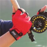 1 par de guantes de pesca antideslizantes, transpirables y expuestos con 3 dedos - Imagen 3