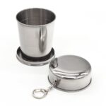 Tamaño de la taza exterior retráctil de acero inoxidable: 50 x 50 x20 mm (pequeño) - Imagen 2