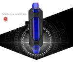 Luz trasera de bicicleta LED recargable USB desmontable AQY-093 - Imagen 4