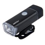MC-QD001 Luz LED de aluminio brillante recargable por USB de 180 lúmenes con soporte para manillar - Imagen 2