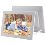Marco de fotos digital de 12,1 pulgadas con soporte y control remoto, programa Allwinner F16, compatible con disco flash SD / MMC / USB, 12.1 Inch