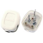 Adaptador de corriente de viaje con enchufe AU (blanco)