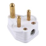 Adaptador de corriente para viaje con enchufe de alimentación, enchufe británico (blanco) - Imagen 2