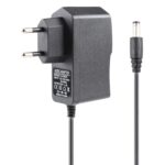 Enchufe europeo de alta calidad AC 100-240V a DC 6V 2A Adaptador de corriente, puntas: 5,5 x 2,1 mm, longitud del cable: 1,1 m (negro)