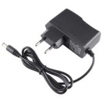 Enchufe europeo de alta calidad AC 100-240V a DC 6V 2A Adaptador de corriente, puntas: 5,5 x 2,1 mm, longitud del cable: 1,1 m (negro) - Imagen 2