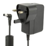 Enchufe británico de alta calidad AC 100-240V a DC 5V 2A Adaptador de corriente, puntas: 5,5 x 2,5 mm, longitud del cable: 1,8 m (negro)
