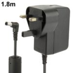Enchufe británico de alta calidad AC 100-240V a DC 5V 2A Adaptador de corriente, puntas: 5,5 x 2,5 mm, longitud del cable: 1,8 m (negro) - Imagen 2