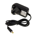 Enchufe del Reino Unido AC 100-240V a DC 6V 2A Adaptador de corriente, puntas: 5,5 x 2,1 mm, longitud del cable: aproximadamente 1,2 m (negro) - Imagen 2