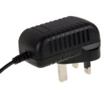 Enchufe del Reino Unido AC 100-240V a DC 6V 2A Adaptador de corriente, puntas: 5,5 x 2,1 mm, longitud del cable: aproximadamente 1,2 m (negro) - Imagen 4