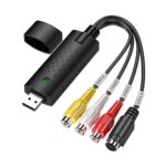DVD Maker USB 2.0 Captura y edición de vídeo (Easy CAP), compatible con formato de compresión MPEG-1/MPEG-2, chip: MA2106, DC60, MA2106 Chip