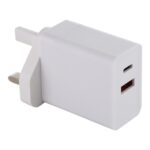 24W PD + QC3.0 Cargador rápido Adaptador de corriente Adaptador de enchufe Enchufe de Reino Unido