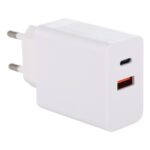 24W PD + QC3.0 Cargador rápido Adaptador de corriente Adaptador de enchufe Enchufe de la UE - Imagen 2