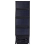 Cargador al aire libre plegable del panel solar del silicio monocristalino de 7W con puertos USB duales de 5V, 7W