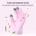 2 PCS Guantes de pantalla táctil de hilo de plumas para guantes de mano al aire libre (rosa) - Imagen 4