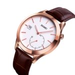 SKMEI 1581 Moda creativa Hombres Reloj Simple Casual Deportes al aire libre Impermeable Reloj de cuarzo de dos pines - Imagen 2