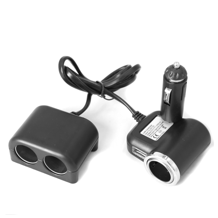 SYA0014773.jpg Sockets de automóvil Coche Cigarette Encendedor Adaptador Splitter Set 2 USB Cargador de automóviles 12V / 24V Accesorios de estilo Coche Partes interiores - Imagen 1
