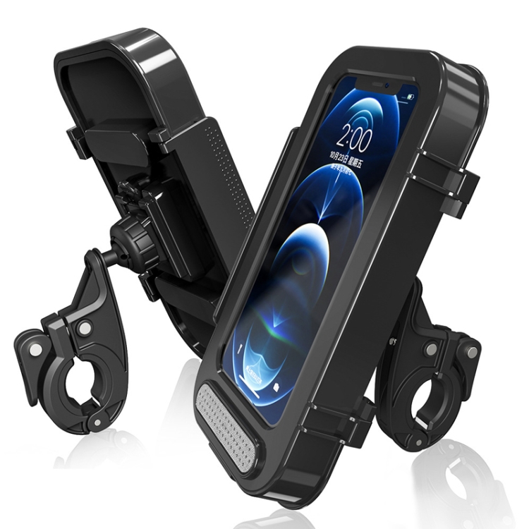 SYA0015183.jpg Caja de manillar de motocicleta de bicicleta a prueba de teléfono de bicicleta a prueba de agua para 4,7-6.8 pulgadas Montaje de teléfono móvil - Imagen 1