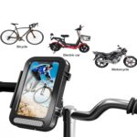 Caja de manillar de motocicleta de bicicleta a prueba de teléfono de bicicleta a prueba de agua para 4,7-6.8 pulgadas Montaje de teléfono móvil - Imagen 3
