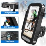 Caja de manillar de motocicleta de bicicleta a prueba de teléfono de bicicleta a prueba de agua para 4,7-6.8 pulgadas Montaje de teléfono móvil - Imagen 4