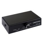1 en 4 fuera Divisor de la señal de audio Distribuir dispositivo, no consumo, salida de interfaz de 3.5 mm