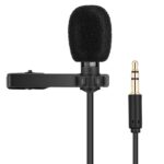 Yanmai R955 Mini Enseñanza Entrevista Live Condensador Wired Lavalier Lapel Micrófono