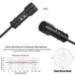 Yanmai R955 Mini Enseñanza Entrevista Live Condensador Wired Lavalier Lapel Micrófono - Imagen 4