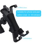 B008 Soporte de tableta ajustable para manillar de bicicleta de motocicleta - Imagen 4