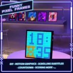 ID16 Publicidad IDM Arte Estilo Cyberpunk Pantalla de dibujos animados Pantalla de píxeles de escritorio dinámica divertida - Imagen 3
